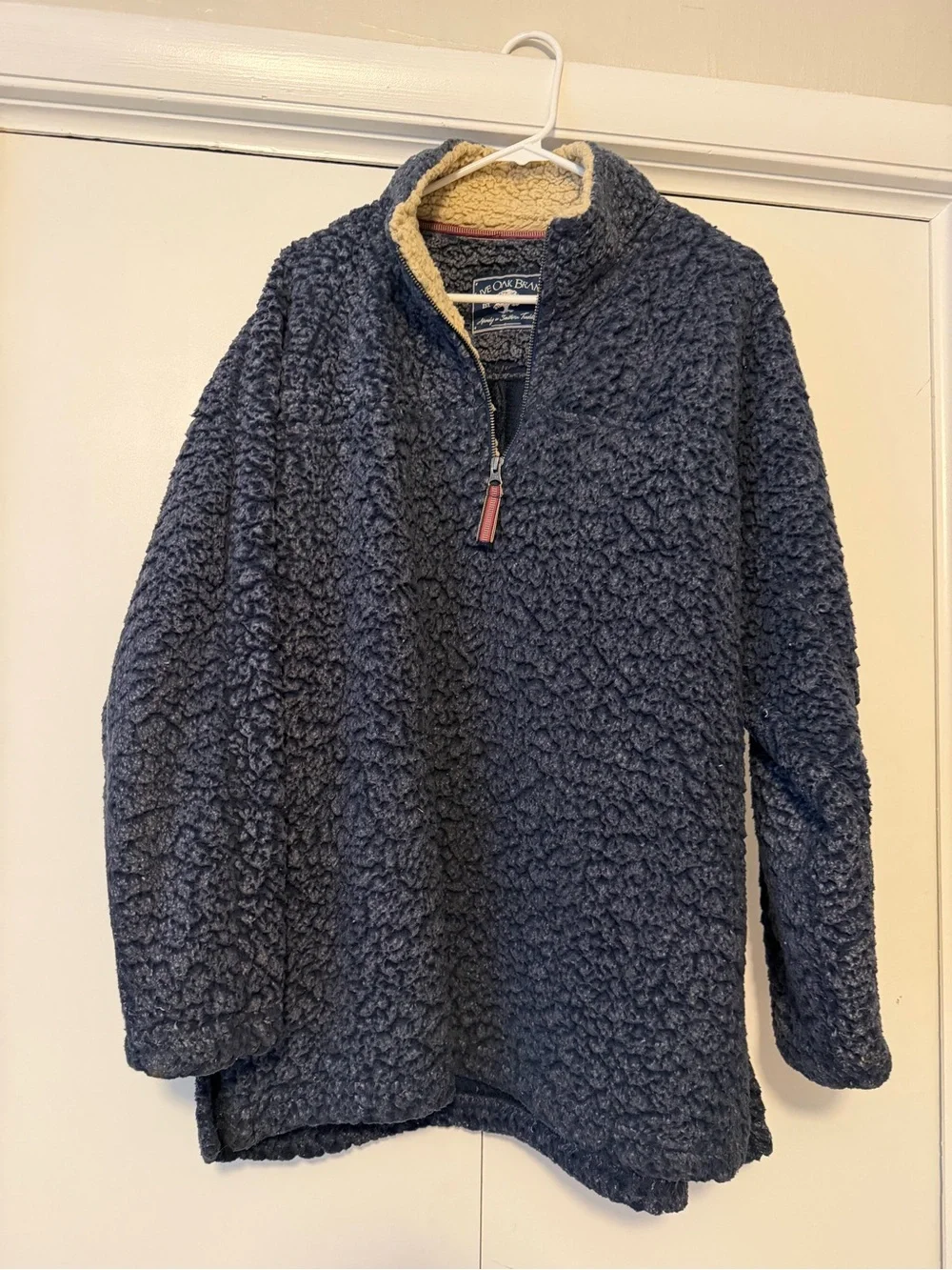 Quarter zip fleece pullover